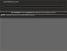Tablet Screenshot of cpaneldirect.com